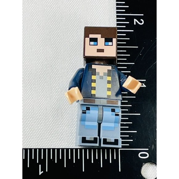LEGO Minifigure Minecraft Skin 8 Pixelated With Bow Loose Lot Of 2 Toys - Picture 10 of 12